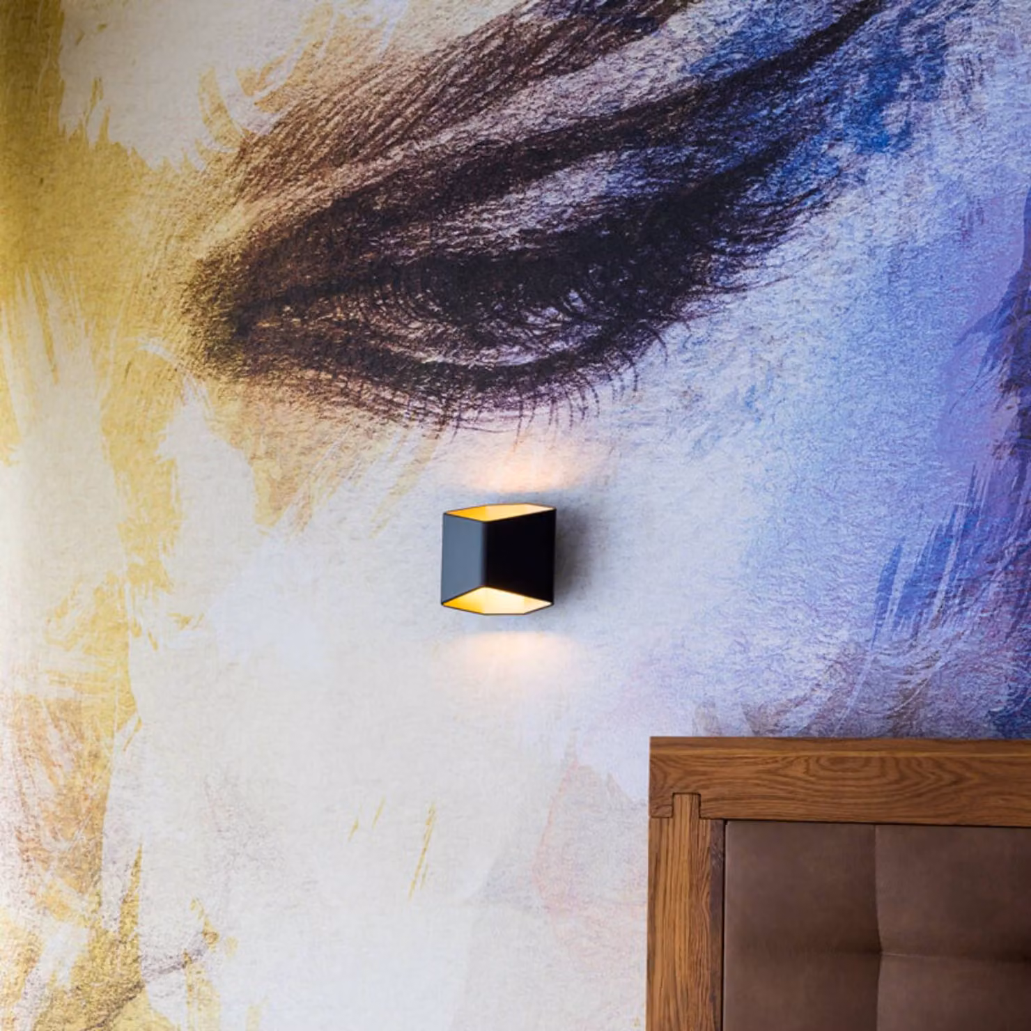 SLV Applique da parete a LED Cariso, dimmerabile, Nero, Soggiorno / Sala da pranzo, Alluminio, Moderno, Applique a LED