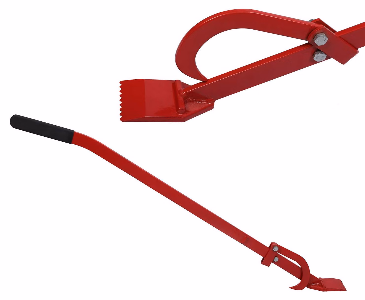 Gancio per tronchi fino a 540 mm, lunghezza 120 cm, colore rosso