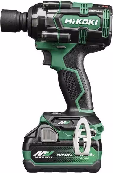 Avvitatore a impulsi HiKOKI WR36DH 36V con batteria ricaricabile verde