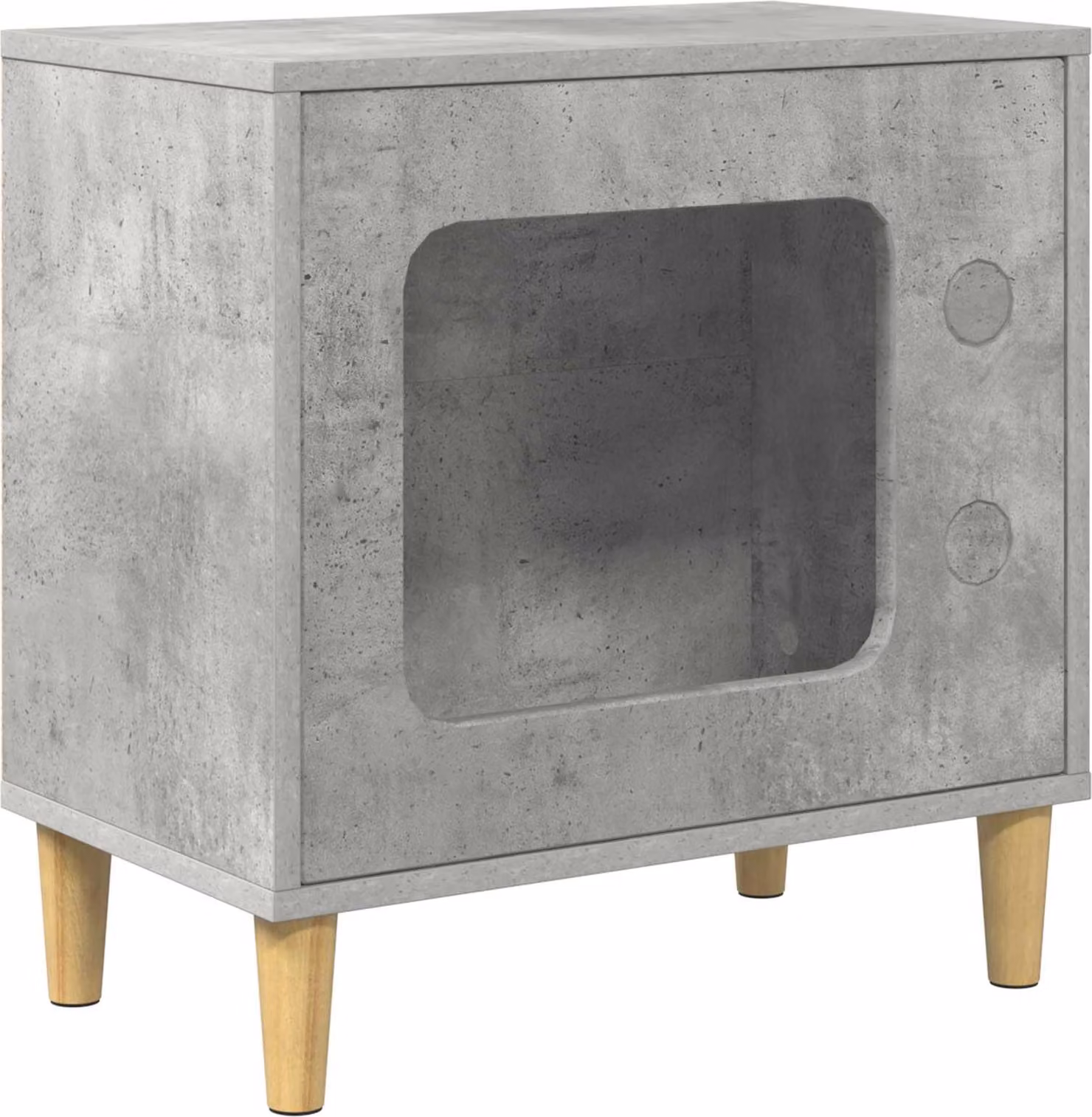 Casa per Gatti Calcestruzzo 51 x 30 x 52 cm Legno multistrato