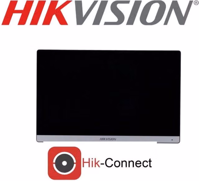 Monitor Display Touch Screen Hikvision per Video Intercom 7" POE DS-KH6350-WTE1