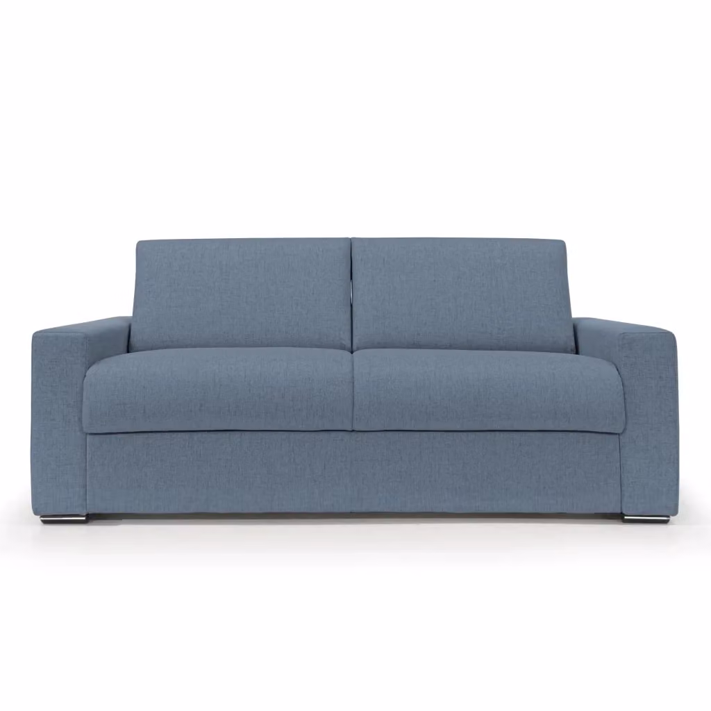 Divano letto Nixon Divani.Store con materasso Blu con coperture rimovibili e funzione letto – 2