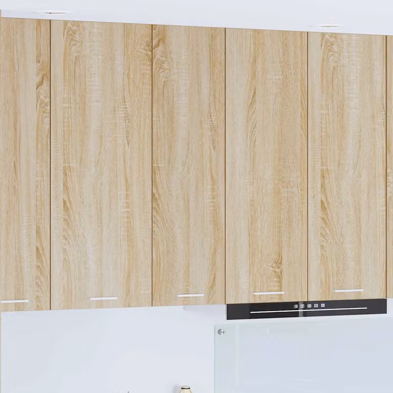 Armadio pensile da cucina vidaXL in rovere marrone con ante a battente e ripiani interni L/P/H: 30 x 31 x 100 cm