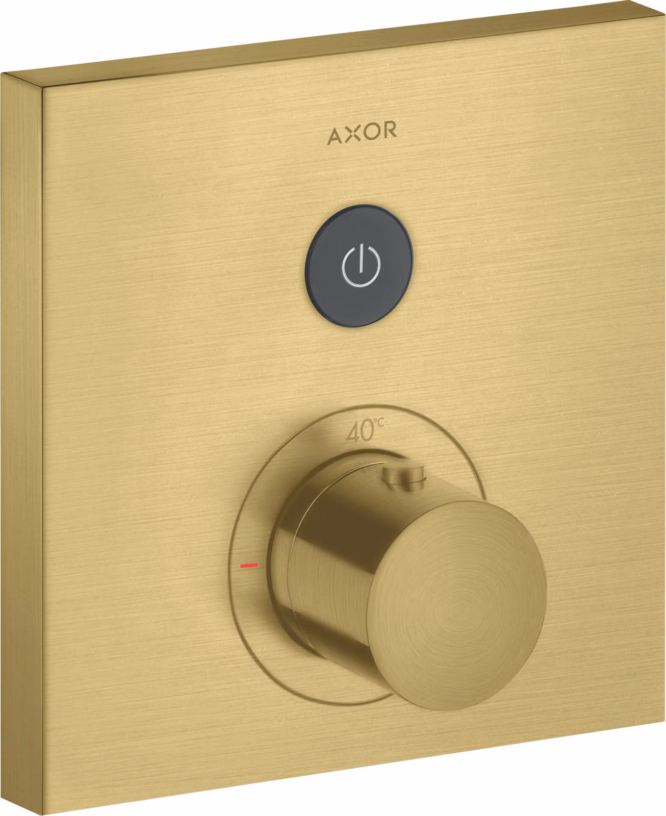 hansgrohe AXOR Starck ShowerSelect Thermostat carré à encastrer pour 1 consommateur, 36714950, 36714950