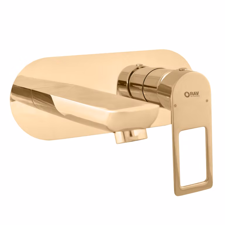 Slezák-RAV Miscelatore da incasso per lavabo NIL - oro - lucido, Colore: ORO - lucido, Finitura superficiale: PVD