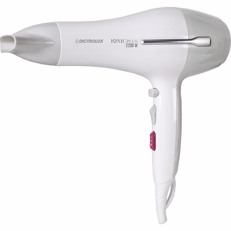 Phon asciugacapelli IonicPlus 2200 Watt DICTROLUX bianco L/P/H: 29,0 x 24,0 x 10,0 cm