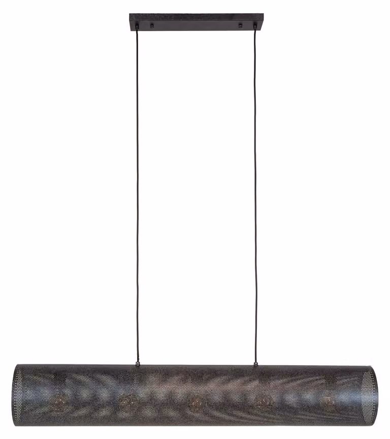 Lampada da soffitto FURNLUX Tubon Nero 120 cm / Colore principale: Nero / Dimensioni: 120 x 150 x 20 cm