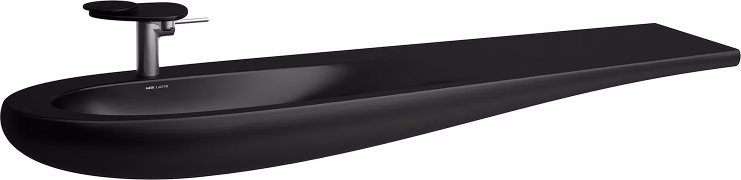 LAUFEN Alessi one Lavabo, encastré, 1 trou de robinetterie au centre, avec trop-plein, 1600x500, H8149717161041, H8149717161041