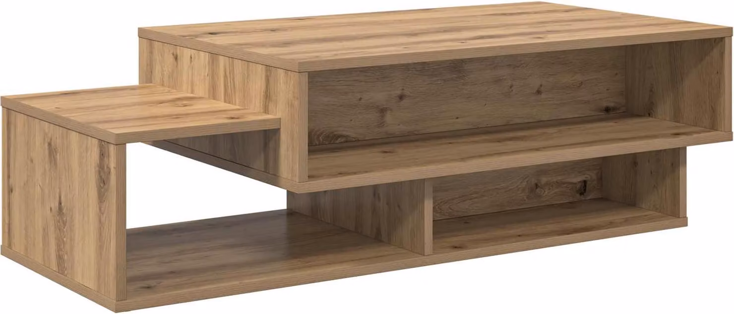 Tavolino da salotto Rovere artigianale 105 x 50 x 32,5 cm