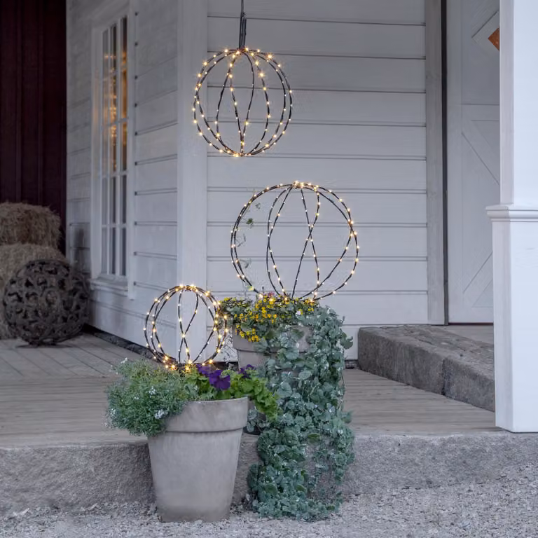 Decorazione a batteria Sfera 30 cm