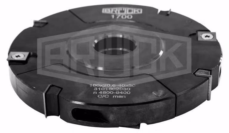 Testa di aggraffatura Brück WP 160 x 20,6-40 x 30 mm Z4 V4 | 1700