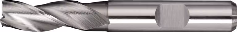 Fresa a scanalatura DIN 844 tipo N, lunghezza nominale 20 mm, HSS-Co8 DIN 1835 B, numero di taglienti 3