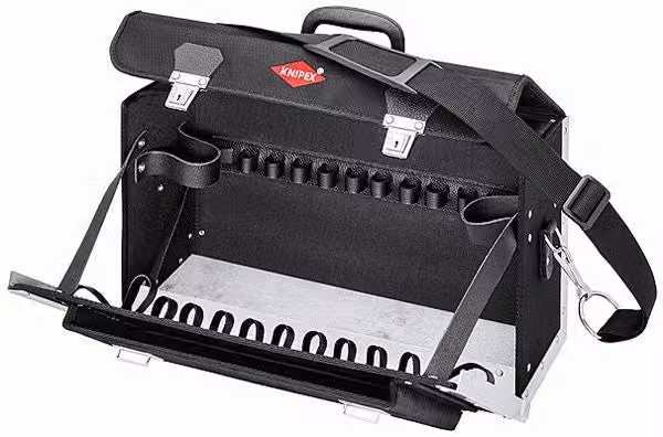Borsa portautensili Classic Knipex in poliestere nera con tracolla – 2