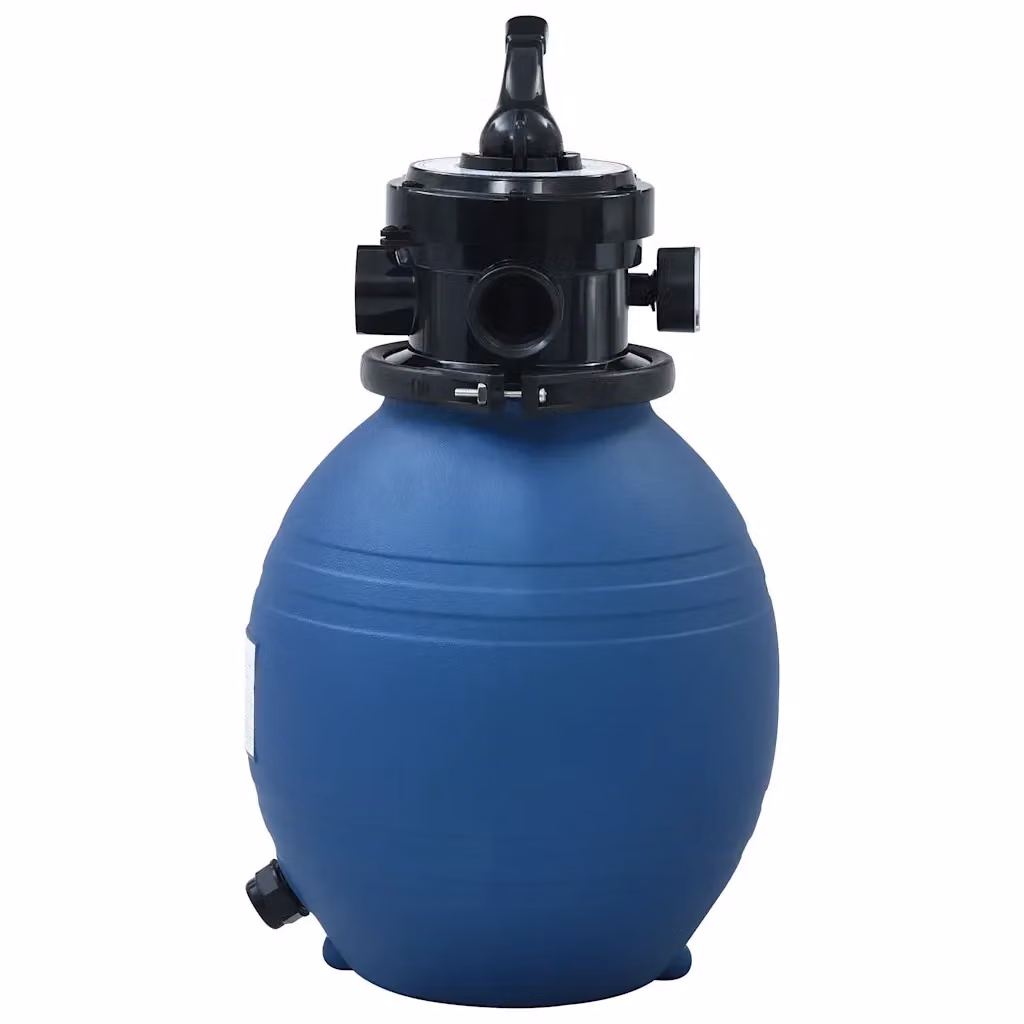 Filtro a sabbia per piscine con valvola a 4 posizioni blu in plastica CFW1038224 – 2