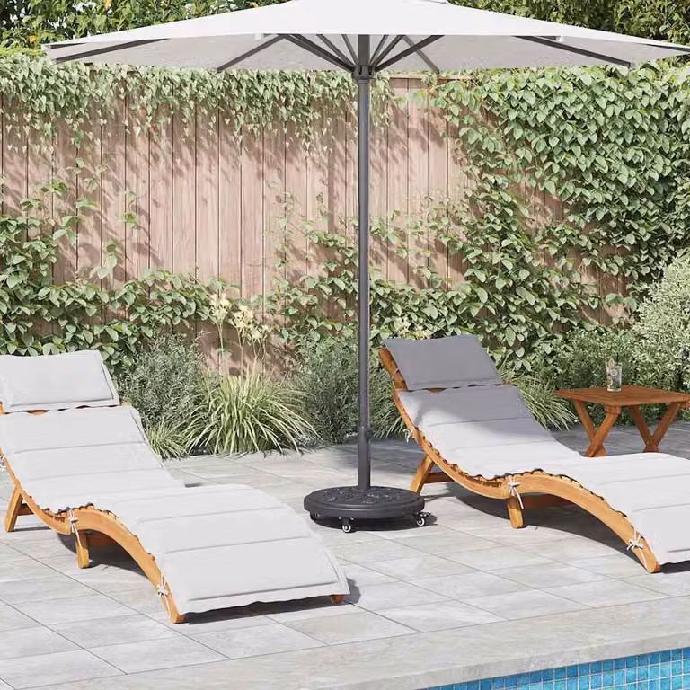 Maison Exclusive - Portaombrelli, 15,6 kg, nero, in ferro, a forma circolare