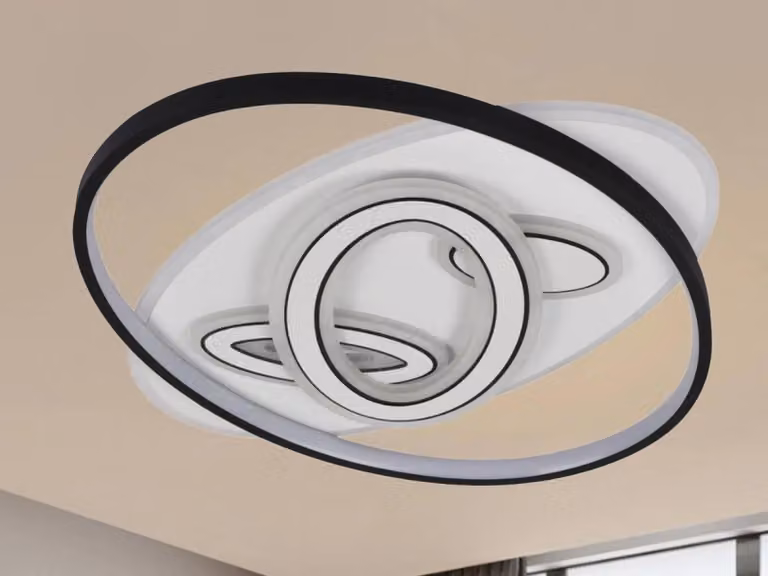 Lampada a soffitto a LED con telecomando, 105W - J1335/W