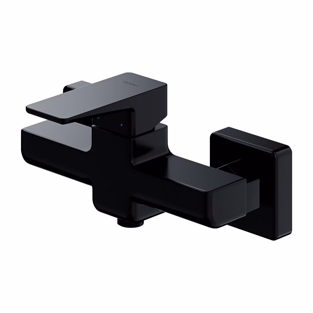 Omnires PARMA PM7440BL Miscelatore per doccia, nero opaco
