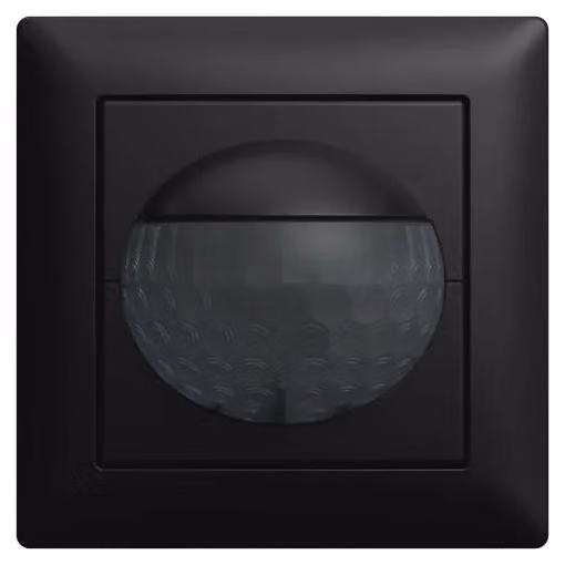 Kit sensore di movimento Busch-Jaeger, modello 62764UJ-915-WL, angolo di rilevamento 180°, tecnologia wireless, con relè integrato, colore nero opaco, confezione da 1 pezzo.