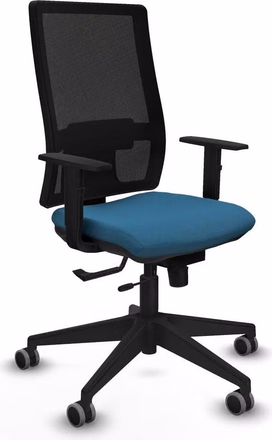 Sedia da ufficio Piqueras y Crespo 1D066G0 Nero Verde petrolio