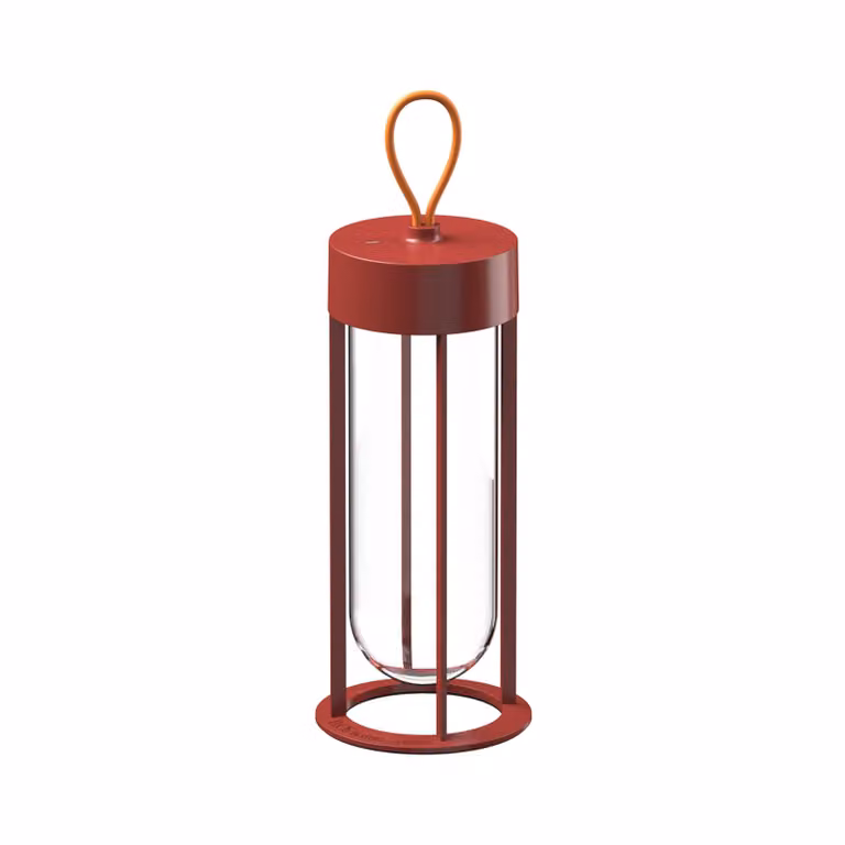 Flos - In Vitro Unplugged - Lampada da tavolo da esterno - Terracotta