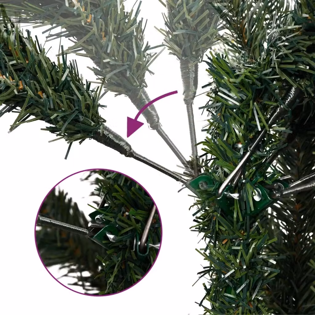 Albero di Natale artificiale con pigne verde vidaXL Altezza: 180 cm – 2