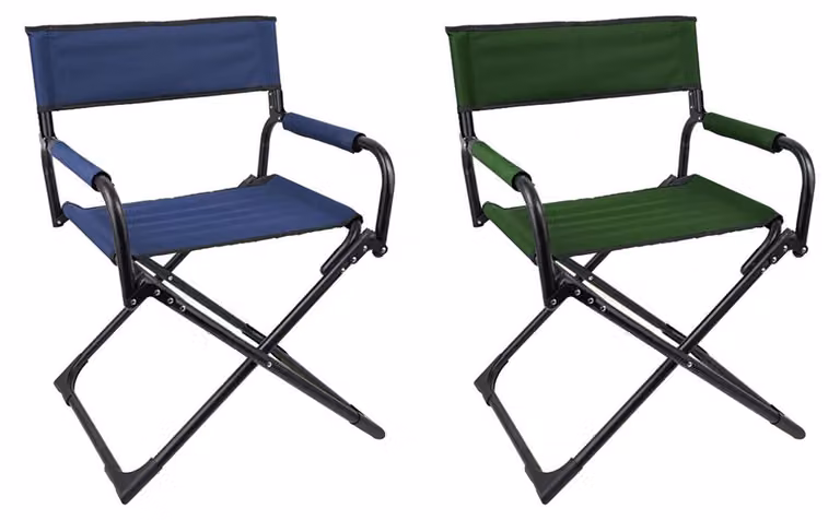 Sedia da Esterno Sedia da Regista Top 60x50x85 cm in Tessuto Ox Colore Casuale