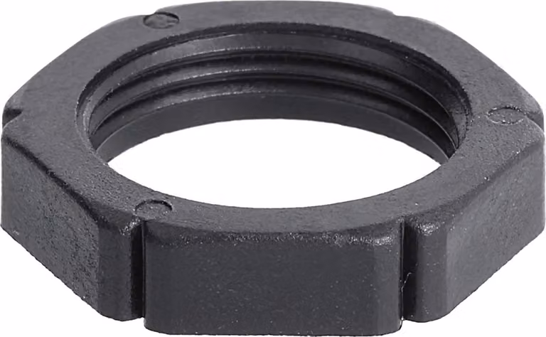 WISKA Controdado PG13,5x1,41 GPA-13 esagonale in poliammide (PA) colore nero intenso RAL 9005 - 1 pezzo