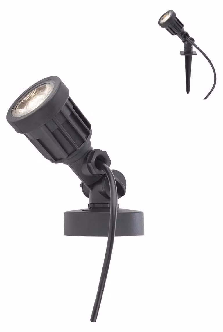 TIM PR, lampada LED SMD, 5W, grado di protezione IP65, colore nero