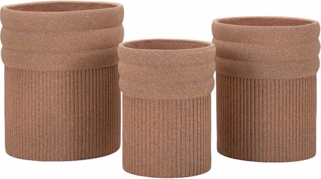 Cachepot Da Esterno Colombia Tris cm ø 41,5x50-36x45-30,5x39,5(aper.cmø27-32-37)