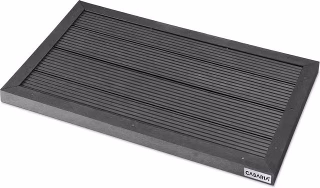 Pannello per pavimenti in WPC Casaria colore Antracite L: 101 cm, P: 63 cm, H: 5,5 cm