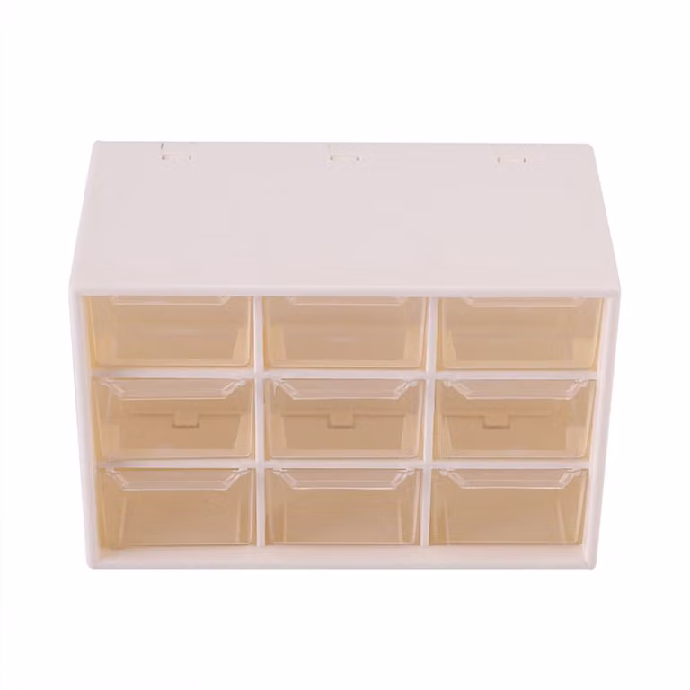 Cassetto da tavolo, scatola di immagazzinamento, scatola di immagazzinamento da tavolo, scatola di immagazzinamento dei cosmetici, scatola di immagazzinamento dell'anello dell'orecchino