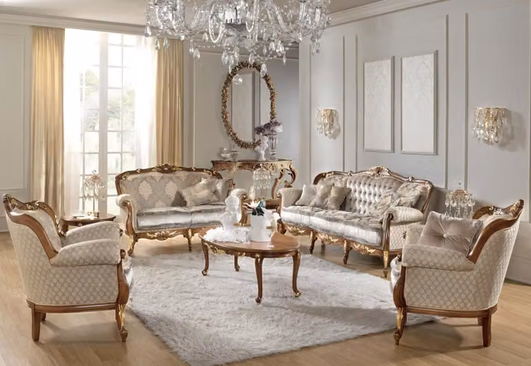 Klassischer Couchtisch Italienische Stol Möbel Wohnzimmer Couch Sofa Tisch