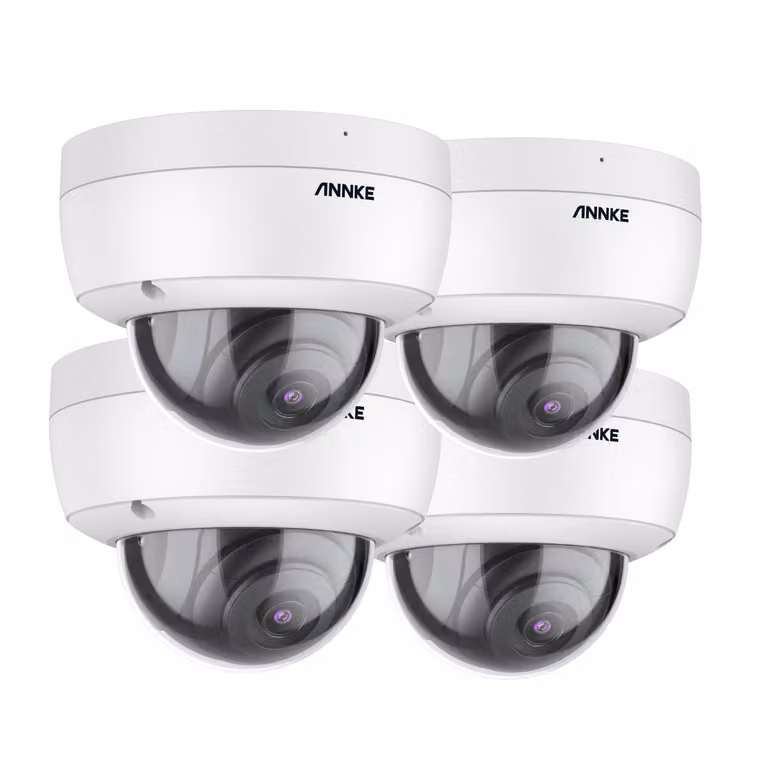 Telecamera a cupola per la sicurezza, risoluzione Ultra HD da 5MP, design impermeabile, kit di 4PCS per telecamere
