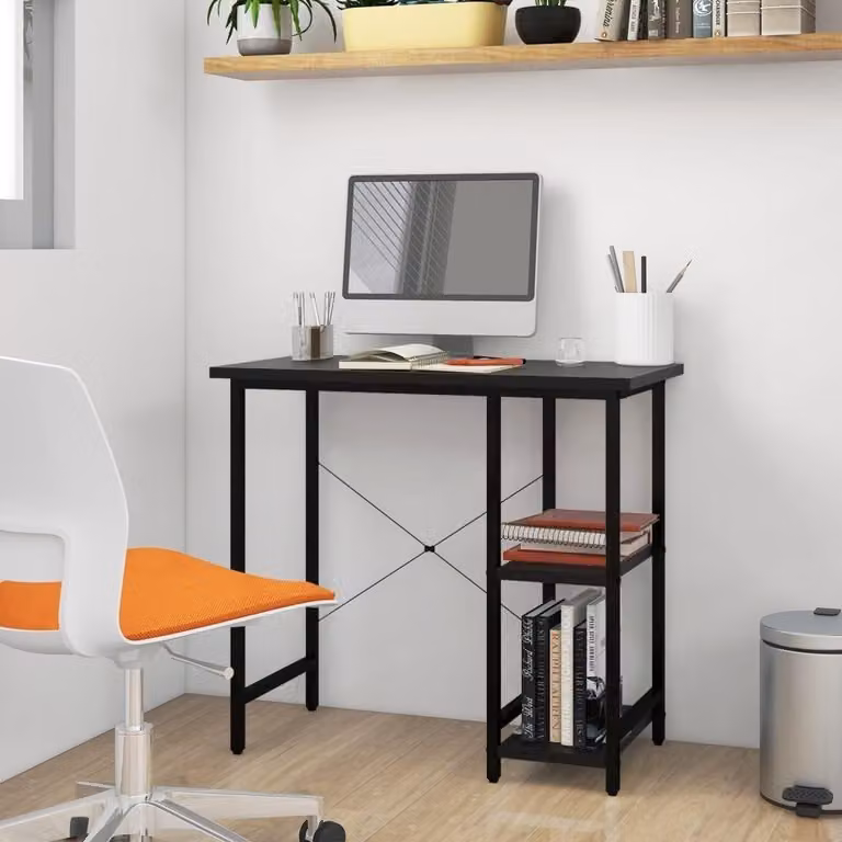 Scrivania moderna realizzata in MDF e metallo