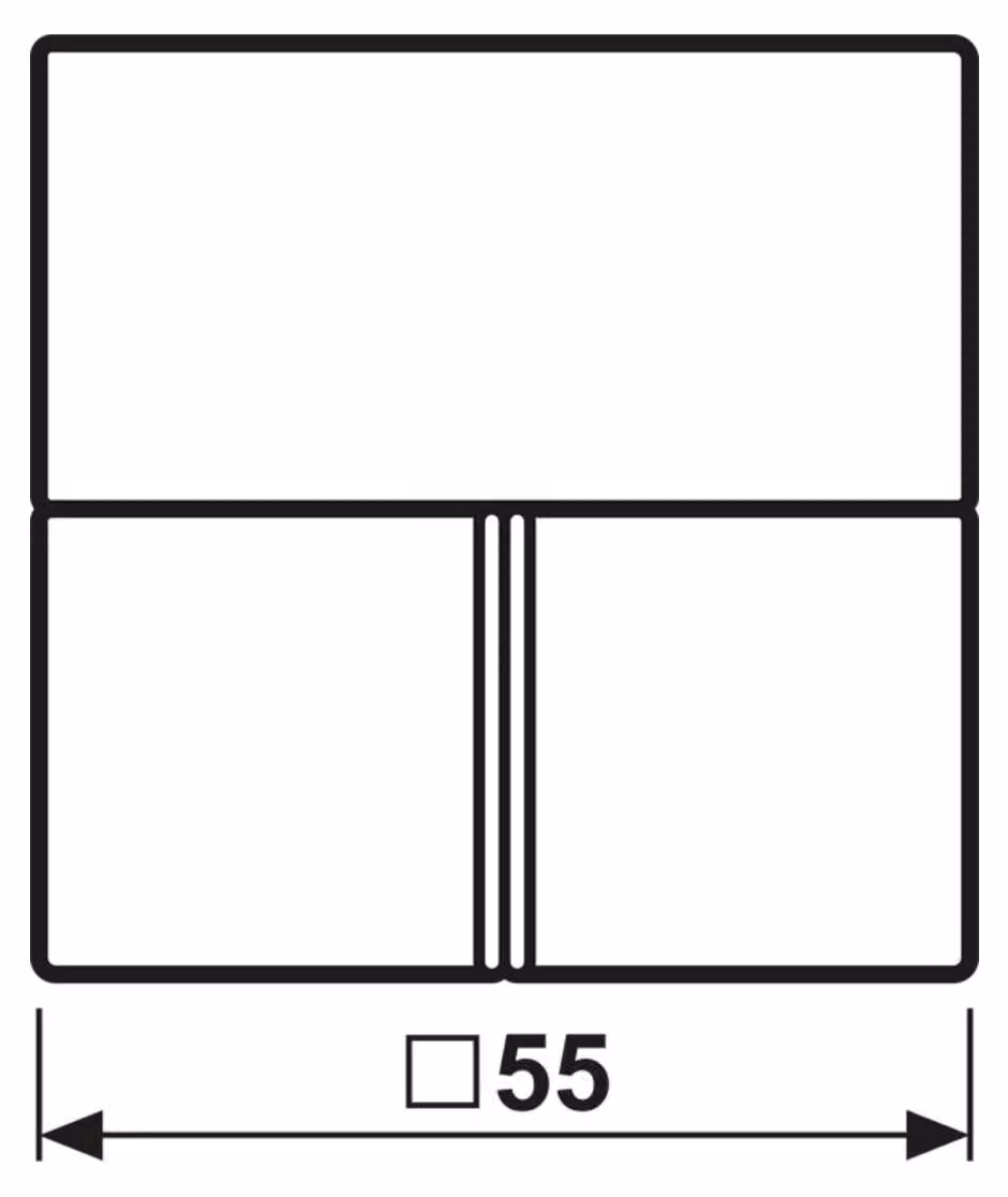 Set di manopole bianco alpino completo - Piastra di copertura per interruttore bianco A 4093 TSA WW