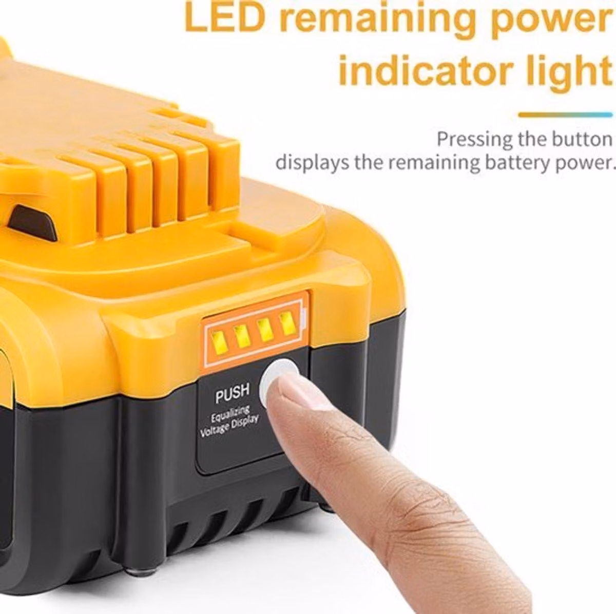 Batteria ricaricabile agli ioni di litio - 6 Ah - 18-20 Volt - Adatta per utensili elettrici senza fili