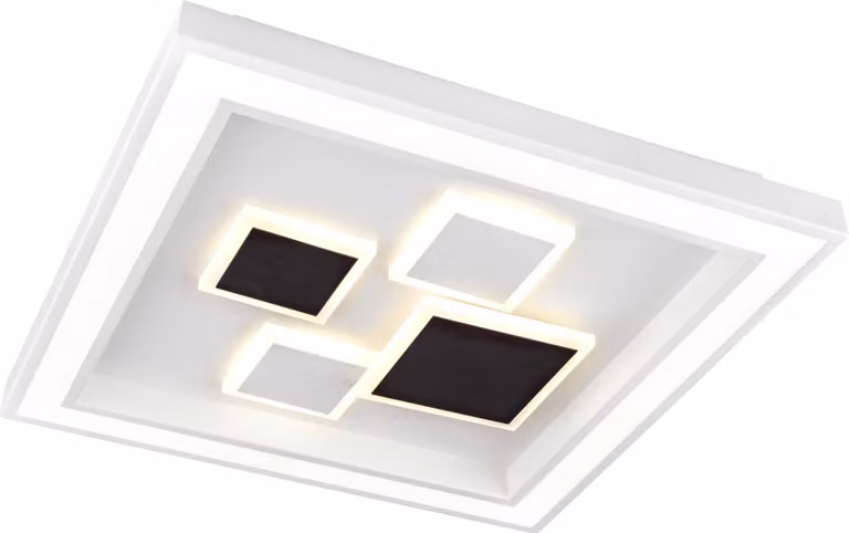 Globo Lighting|Lampada da soffitto in metallo bianco, LED