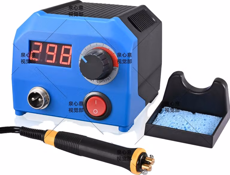 Attrezzo per bruciare legno, temperatura regolabile, set completo di accessori, colore blu