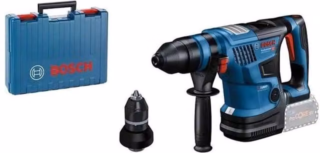 Bosch GBH 18V-34 CF PROFESSIONAL Martello Perforatore a Batteria SDS-plus 18V con Bluetooth colore Nero e Blu