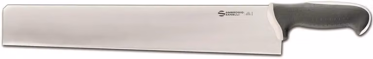 Coltello salato largo, lama cm 42, colore bianco, linea Tecna