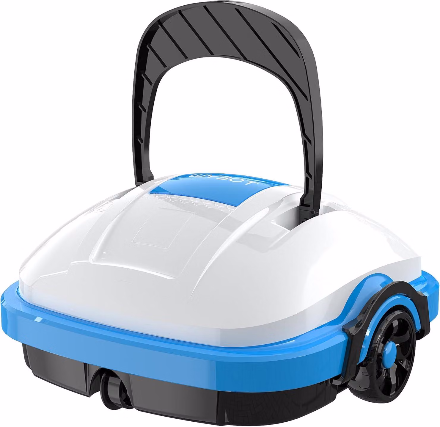 Robot per piscina senza fili, adatta a piscine fuori terra fino a 50 m², dotata di doppio motore e sistema di parcheggio automatico