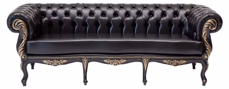 Bequem Chesterfield Sofa 3-Sitzer Relax Dreisitzer Sofa Couch Art déco 230 cm