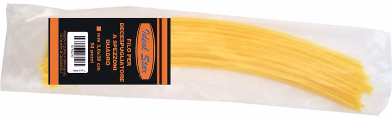 FILO PER DECESPUGLIATORE QUADRO A SPEZZONI CARDINALE 3,3 mm x 38 cm - Confezione 30 Pezzi