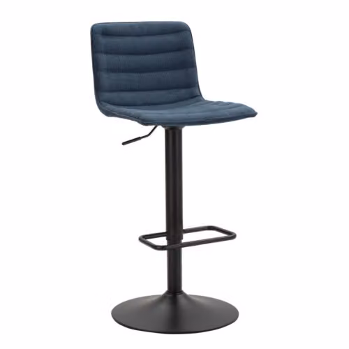 Sgabelli Alti SGABELLO BAR HIGH NAVY CM 43X49,5X85,5-107(SEDUTA CM 61-82,5) Mauro Ferretti