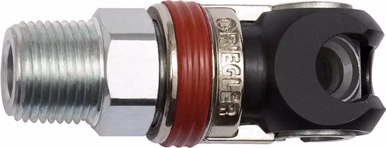 Giunto girevole di sicurezza Riegler NW 6, ISO 6150 C, acciaio, G 3/8 AG