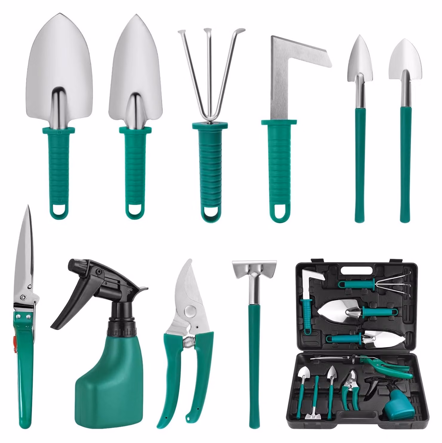 Set di 10 utensili da giardino per giardinaggio