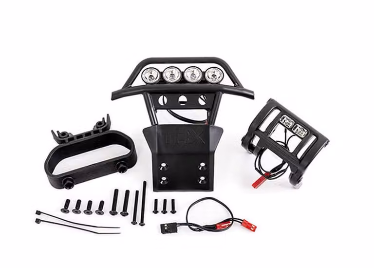 Set di luci a LED completo (con paraurti f/h + cavo BEC a Y) TRX3694