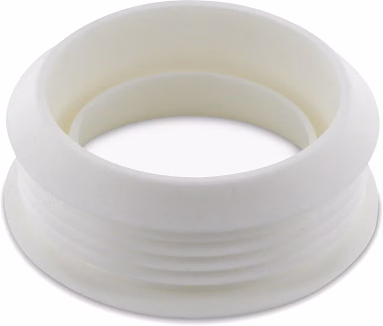 Raccordo in plastica per l'allacciamento del water, con tubo di scarico del water di 55 mm di diametro - Scarico