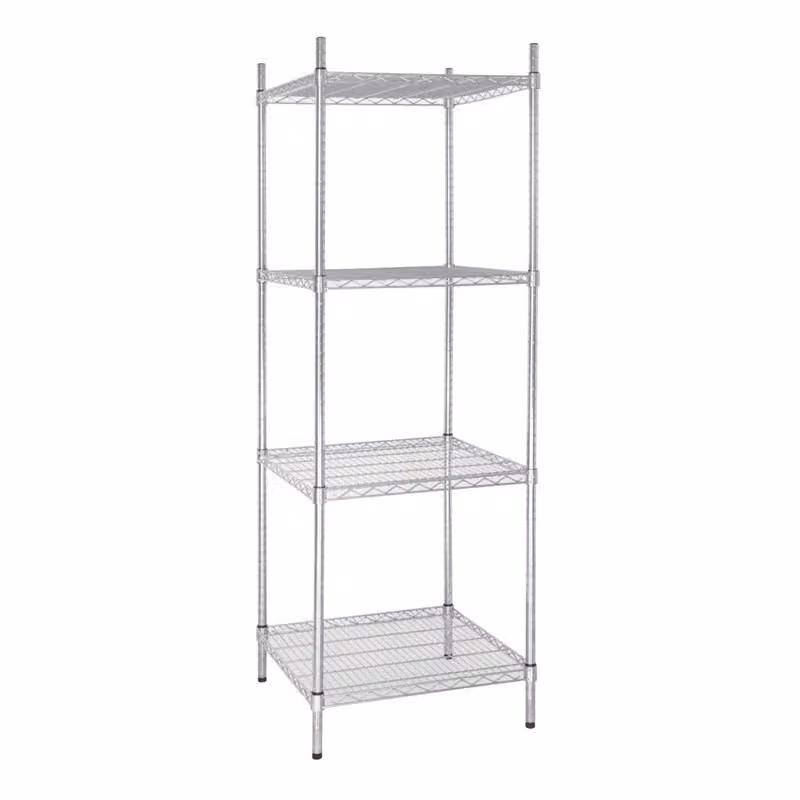 Scaffale portaoggetti in metallo Vogue con ripiani regolabili, dimensioni 610x1853x610 mm