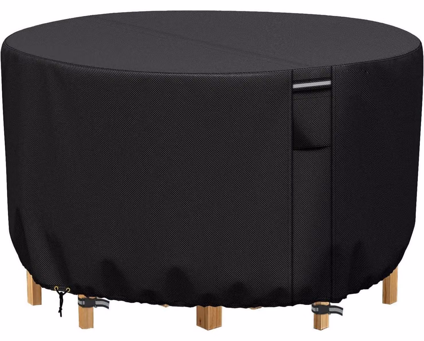Copertura impermeabile per mobili da giardino, dimensioni 300x90 cm, tessuto Oxford 600D, colore nero